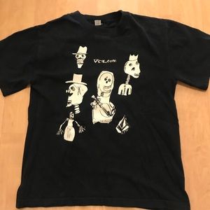 Boys Volcom Skeleton T-Shirt M